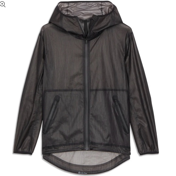 *NWT* LULULEMON Sheer Joy Jacket Black — 8 — Waterproof/Windproof/Packable Zip - Picture 4 of 12